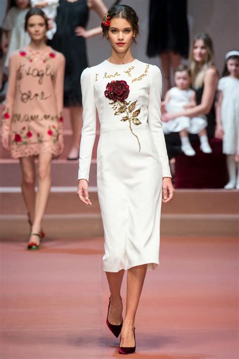 dolce and gabbana runway